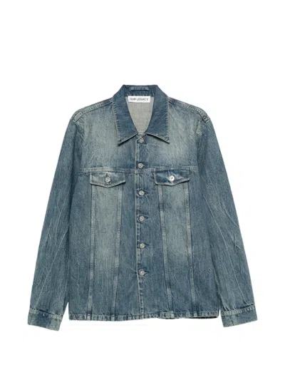 Our Legacy Shackle Denim Jacket In Blue