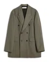 Our Legacy Sharp Double Breasted Blazer In Green
