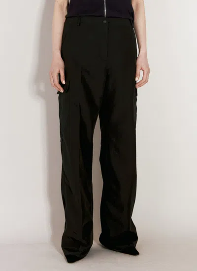 Our Legacy Shell Cargo Pants In Black