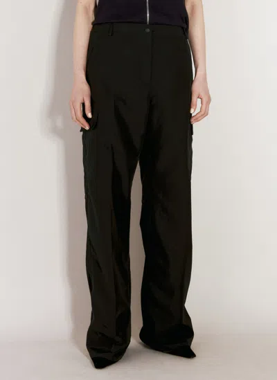 Our Legacy Shell Cargo Trousers In Black