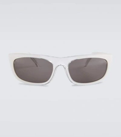 Our Legacy Shelter Rectangular Sunglasses In Silver