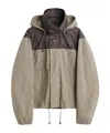 Our Legacy Shigatsu Plaid-check Hooded Jacket In Nude
