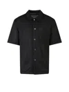 Our Legacy Black Boucle Box Shirt In Black
