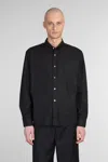 Our Legacy Shirt With Button-down Collar And Chest Pocket In Black