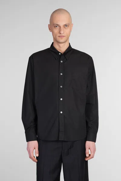 OUR LEGACY SHIRT IN BLACK COTTON