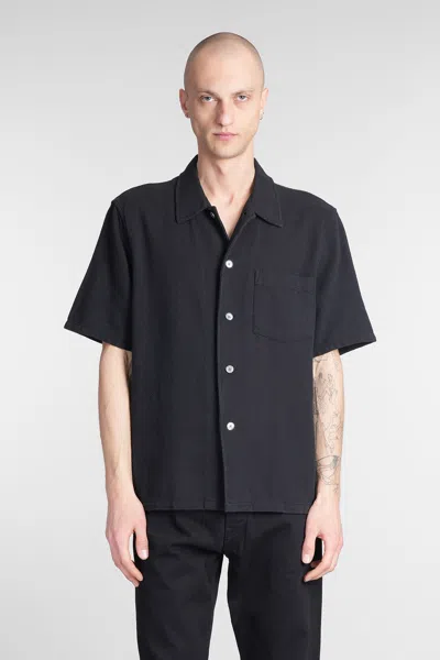 OUR LEGACY SHIRT IN BLACK COTTON
