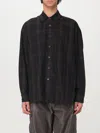 Our Legacy Borrowed Plaid Button-up Shirt In Schwarz