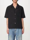 Our Legacy Black Boucle Box Shirt In Schwarz