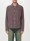 Our Legacy Long-sleeved Shirt In Silk-blend In Burgunderrot