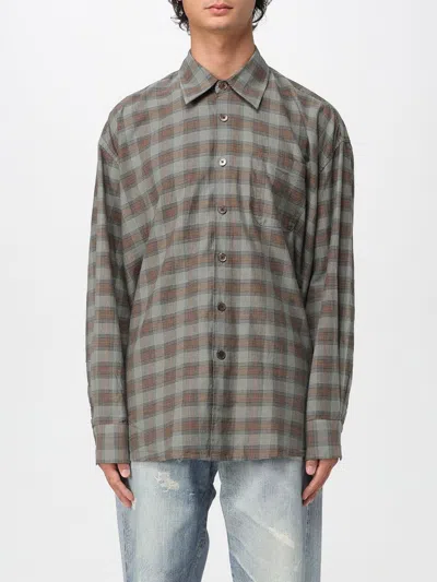 Our Legacy Shirt  Men Color Green In Gray
