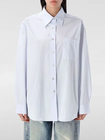 OUR LEGACY SHIRT OUR LEGACY WOMAN COLOR SKY BLUE,G90285016