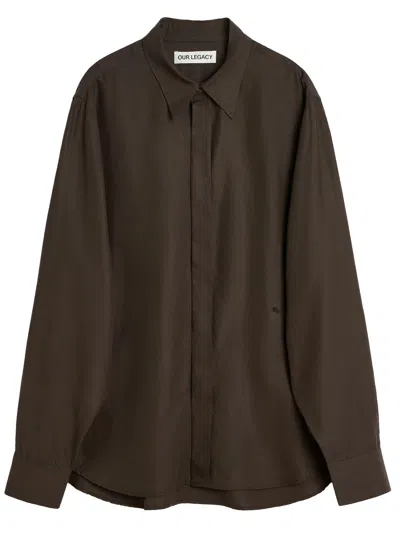 Our Legacy Button-up Shirt In Green