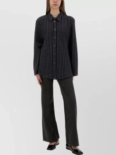 Our Legacy Shirt Striped Collared Chest Pocket