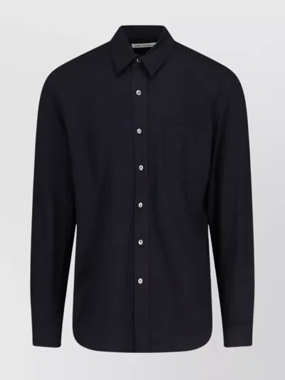 OUR LEGACY SHIRT WITH BUTTON-DOWN COLLAR AND CHEST POCKET