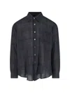 Our Legacy Check Pattern Button-down Shirt With Chest Pocket