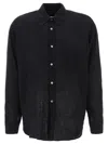 Our Legacy Long Sleeves Shirt With Pointed Collar And Chest Pocket In Black