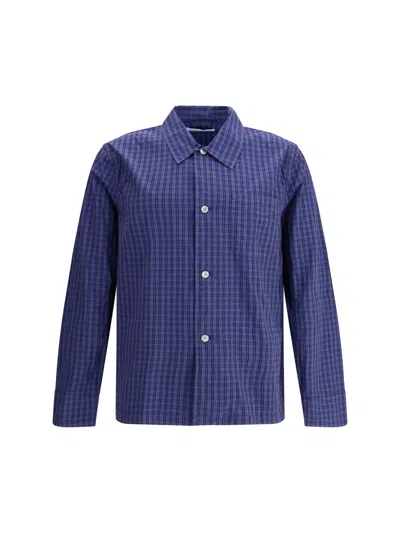 Our Legacy Box Checked Cotton Shirt In Kahuna Check