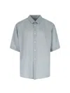 Our Legacy Beyond Shirt - Men's - Mother Of Pearl/silk/viscose In Blue