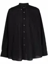 Our Legacy Shirt With Button-down Collar And Chest Pocket In Nero
