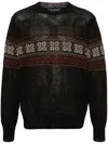 Our Legacy Base Roundneck Sweater In Multicolor