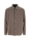 Our Legacy Checked Long Sleeve Shirt With Chest Pocket In Neutral