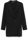 Our Legacy Blazer Shirt In Ripe Black Poplin