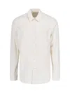 Our Legacy Off-white Coco Shirt With Point Collar And Mother Of Pearl Buttons In White