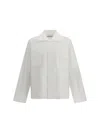 Our Legacy Funnel Cotton Poplin Shirt In White