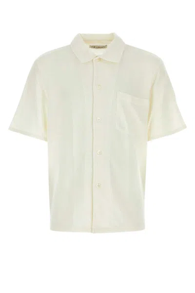 Our Legacy Ivory Polyester Blend Shirt In White