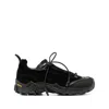 Our Legacy Black Suede Leather Sneakers With Vibram Sole In Black