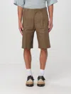 Our Legacy Borrowed Shorts Tobacco Draping Canvas In Tabak