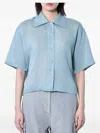 Our Legacy Short Sleeve Shirt In Blue