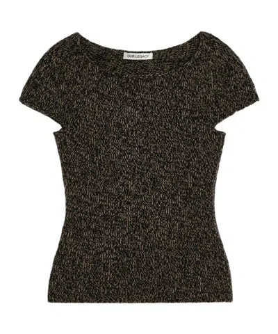 Our Legacy Short Sleeve T-shirt In Black