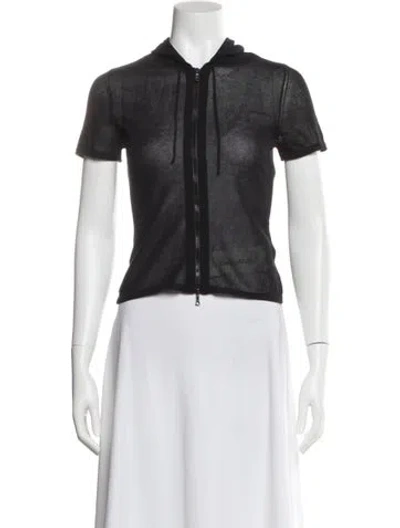 Pre-owned Our Legacy Short Sleeve Top In Black