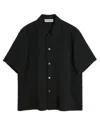 Our Legacy Black Boucle Box Shirt In Black
