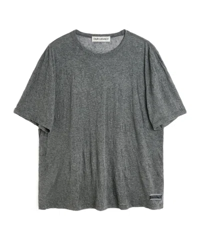 Our Legacy Short-sleeved T-shirt In Grey