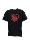 Our Legacy Mens Love Story Print Loose Love Graphic-print Cotton T-shirt In Black