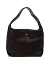Our Legacy Chocolate Cow Leather Shoulder Bag In Brown