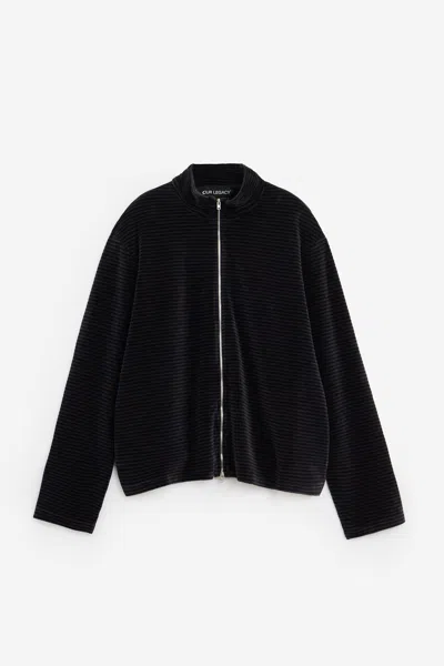 OUR LEGACY SHRUNKEN FULLZIP POLO