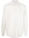 Our Legacy Off-white Coco Shirt With Point Collar And Mother Of Pearl Buttons In White