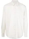 Our Legacy Off-white Coco Shirt With Point Collar And Mother Of Pearl Buttons