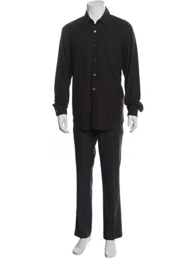 Pre-owned Our Legacy Silk Long Sleeve Shirt In Blue