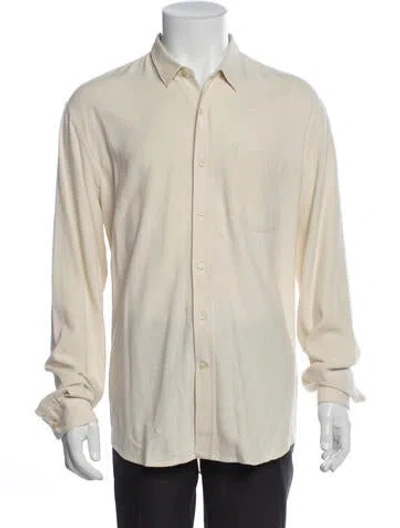 Pre-owned Our Legacy Silk Long Sleeve Shirt In Neutrals