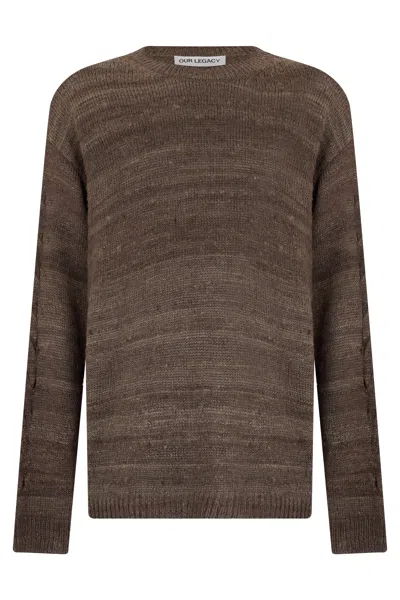 Our Legacy Silk Sweater In Brown