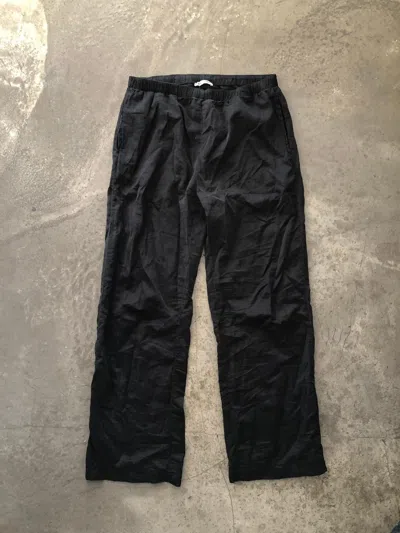 Pre-owned Our Legacy Silk Trousers In Black