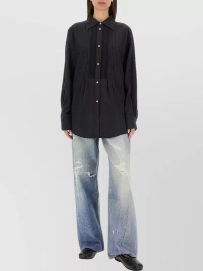 Our Legacy "sincere" Collared Neck Cuffed Sleeves Shirt