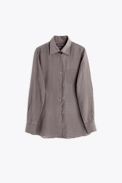 Our Legacy Sincere Shirt In Antracite
