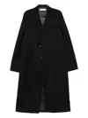 Our Legacy Single-breasted Coat In Black