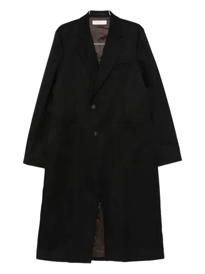 Our Legacy Single-breasted Coat In Black