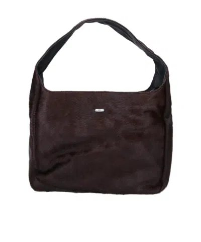 Our Legacy Single Handle Shoulder Bag In Brown